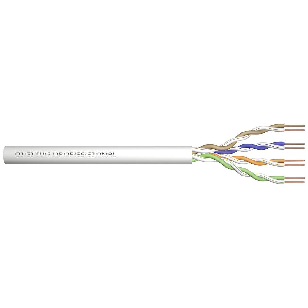 Digitus DK-1511-V-305-1 ethernetový síťový kabel CAT 5e U/UTP 0.20 mm² šedobílá (RAL 7035) 305 m