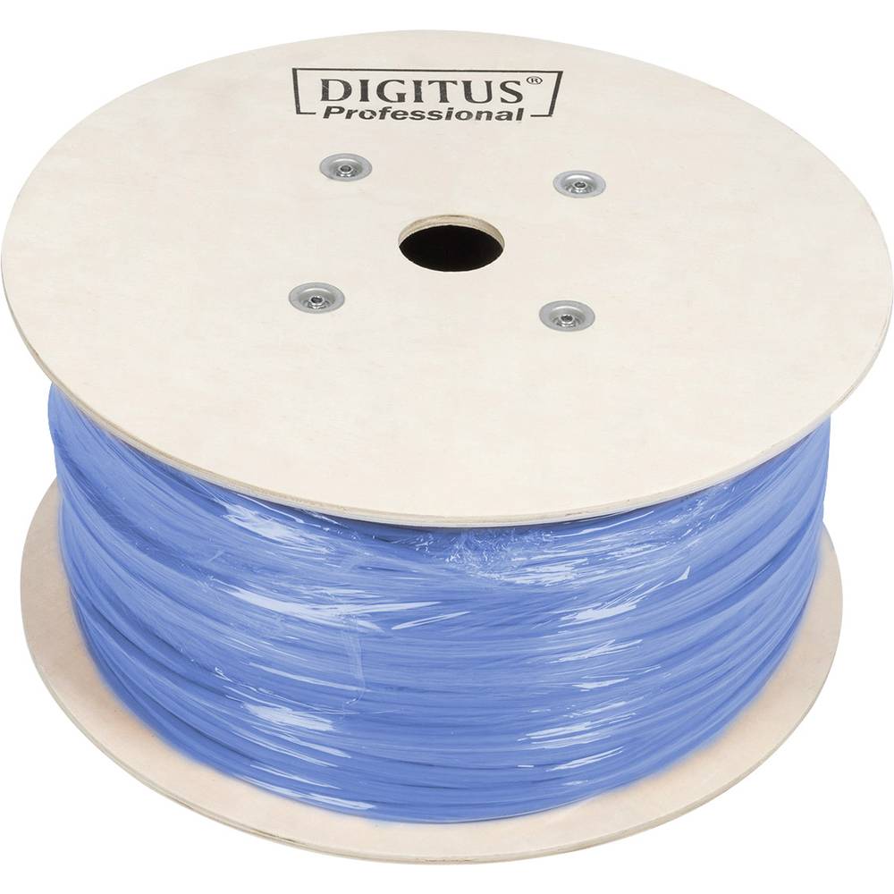 Digitus DK-1613-A-VH-305 ethernetový síťový kabel CAT 6A U/UTP 0.25 mm² zářivá modrá 305 m
