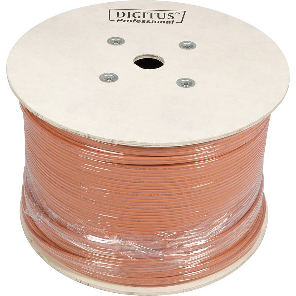 Digitus DK-1743-VH-10 ethernetový síťový kabel CAT 7 S/FTP 0.25 mm² oranžová 1000 m