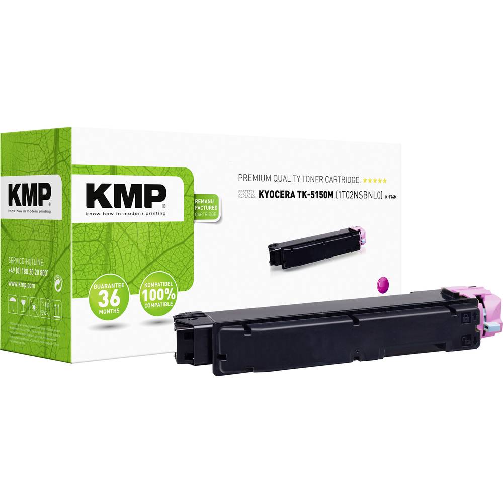 KMP náplň do tiskárny náhradní Kyocera TK-5150M kompatibilní purppurová 10000 Seiten K-T74M