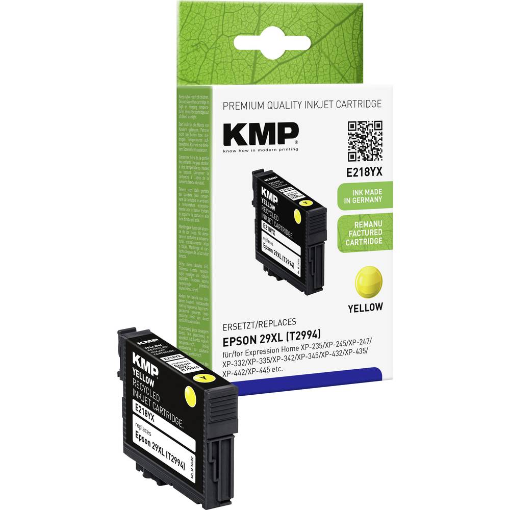 KMP Ink náhradní Epson 29XL, T2994 kompatibilní žlutá E218YX 1632,4009
