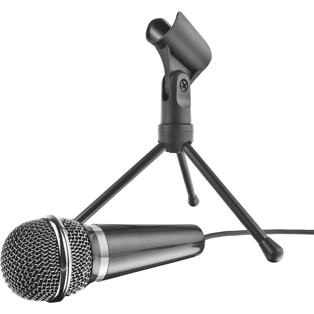 Trust Starzz na stojanu PC mikrofon Druh přenosu:kabelový na mikrofon (jack 3,5 mm) kabelový černá