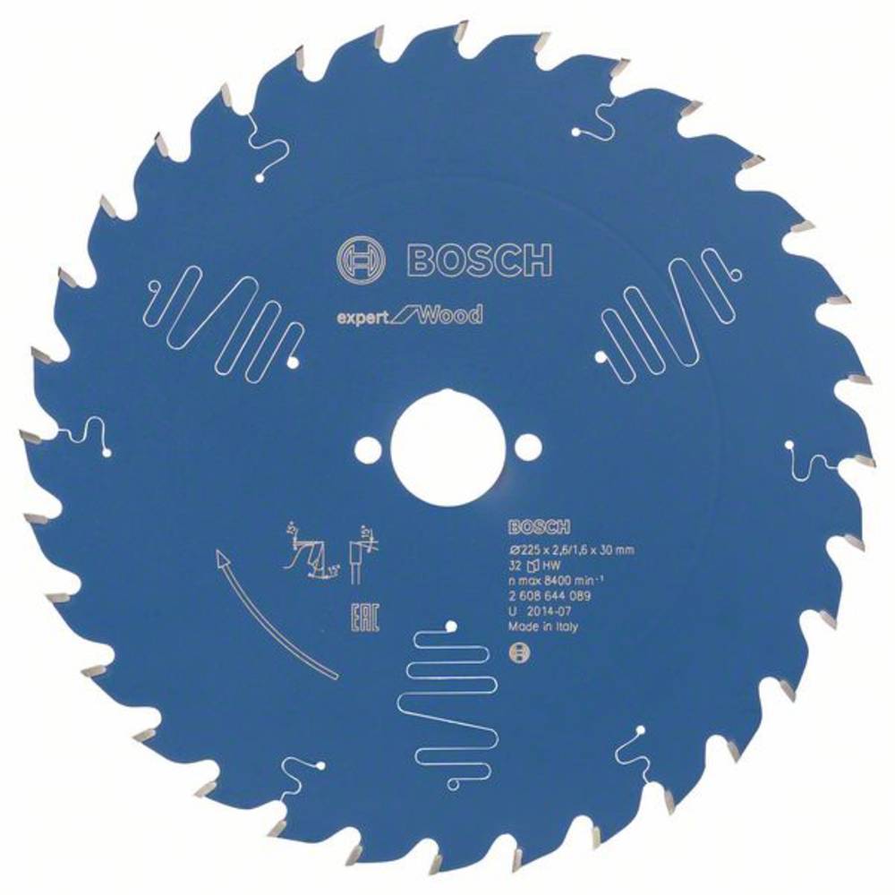 Bosch Accessories Expert for Wood 2608644089 pilový kotouč 225 x 30 x 1.6 mm Počet zubů (na palec): 32 1 ks