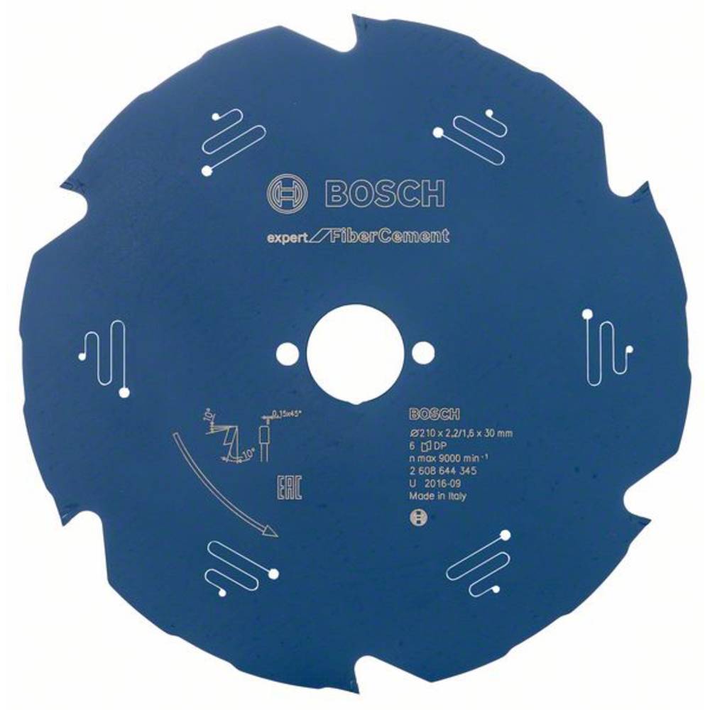 Bosch Accessories Expert for Fiber Cement 2608644345 pilový kotouč 210 x 30 x 1.6 mm Počet zubů (na palec): 6 1 ks