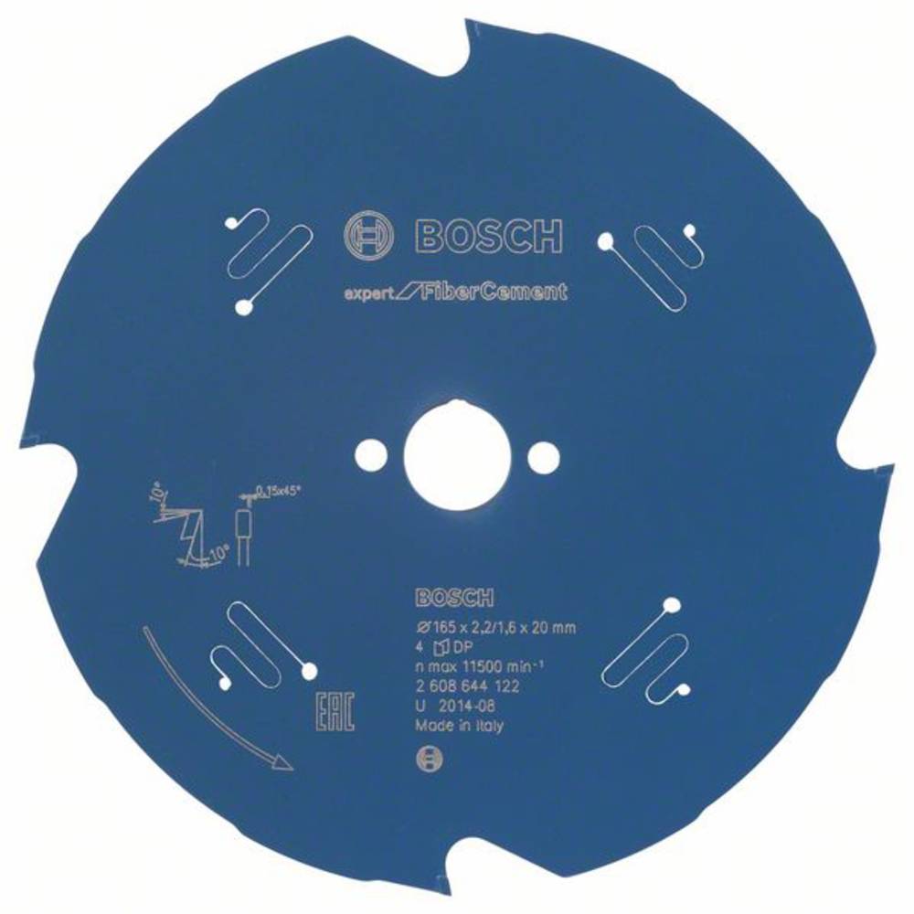 Bosch Accessories Expert for Fiber Cement 2608644122 pilový kotouč 165 x 20 x 1.6 mm Počet zubů (na palec): 4 1 ks