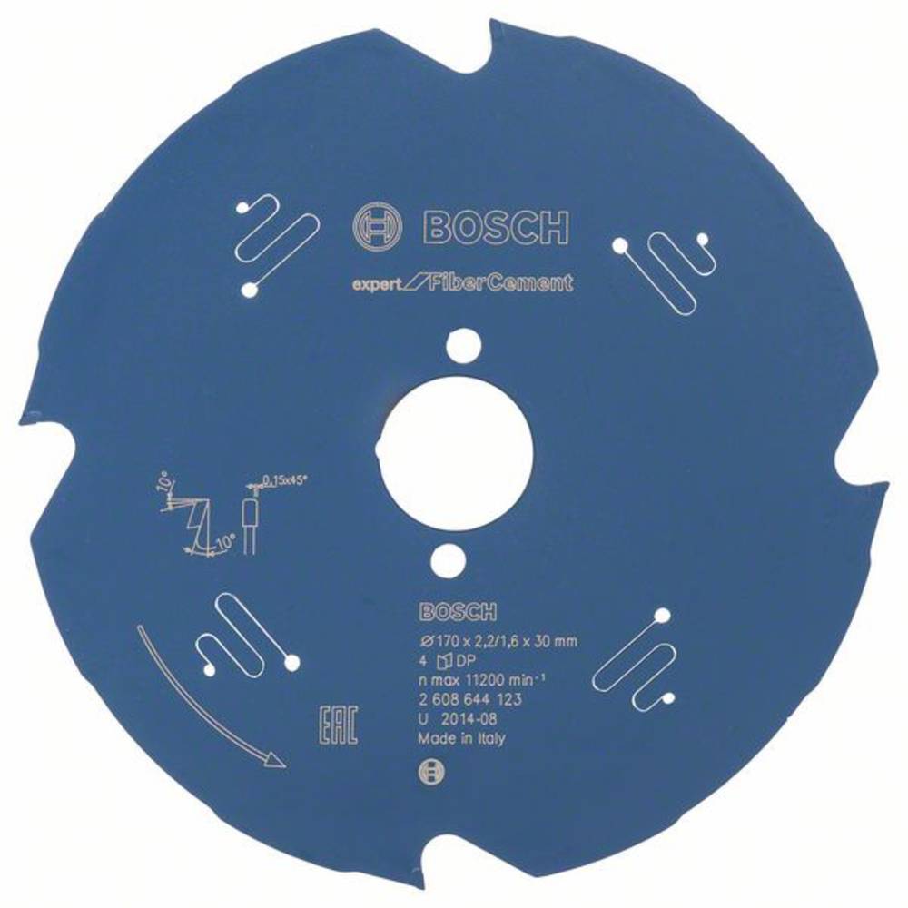 Bosch Accessories Expert for Fiber Cement 2608644123 pilový kotouč 170 x 30 x 1.6 mm Počet zubů (na palec): 4 1 ks