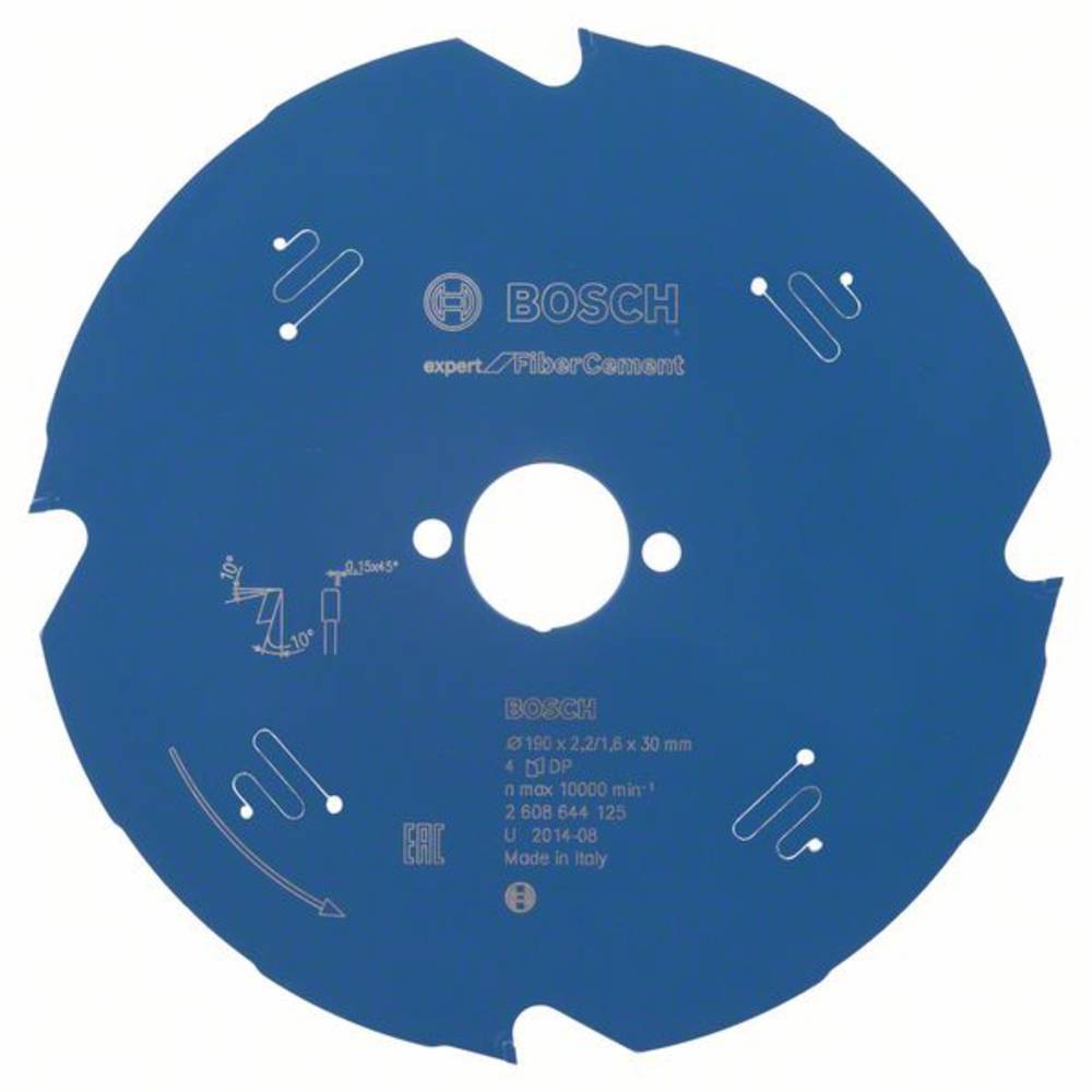 Bosch Accessories Expert for Fiber Cement 2608644125 pilový kotouč 190 x 30 x 1.6 mm Počet zubů (na palec): 4 1 ks