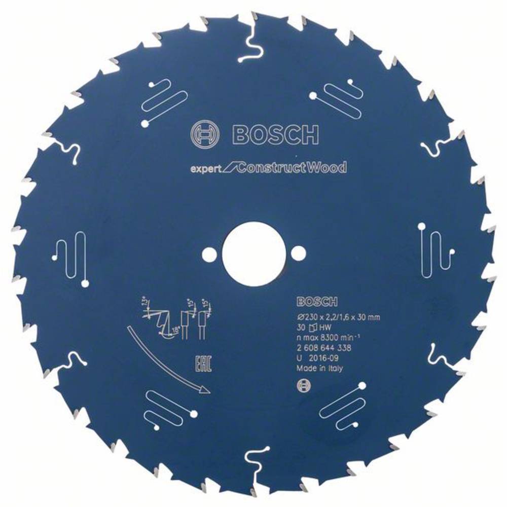 Bosch Accessories Expert for Construct Wood 2608644338 pilový kotouč 230 x 30 x 1.6 mm Počet zubů (na palec): 30 1 ks