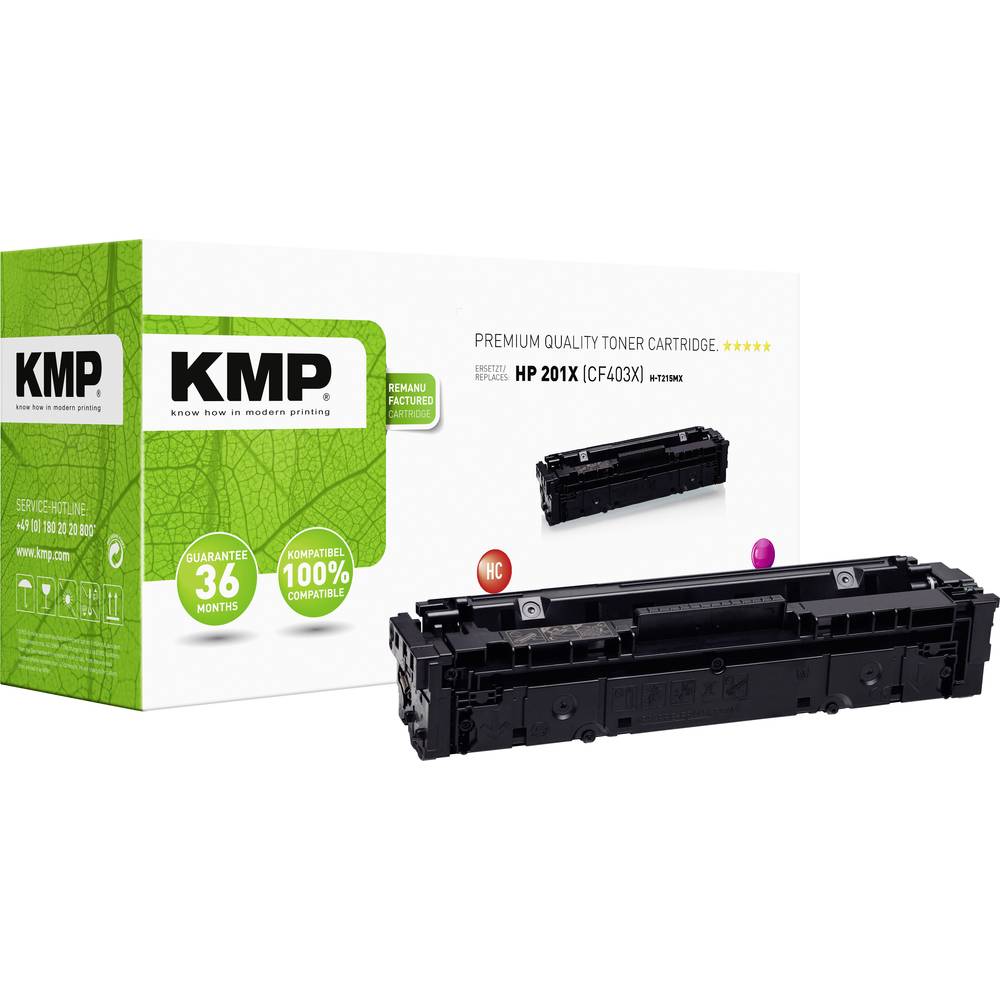 KMP Toner náhradní HP 201X, CF403X kompatibilní purppurová 2300 Seiten H-T215MX 2536,3006