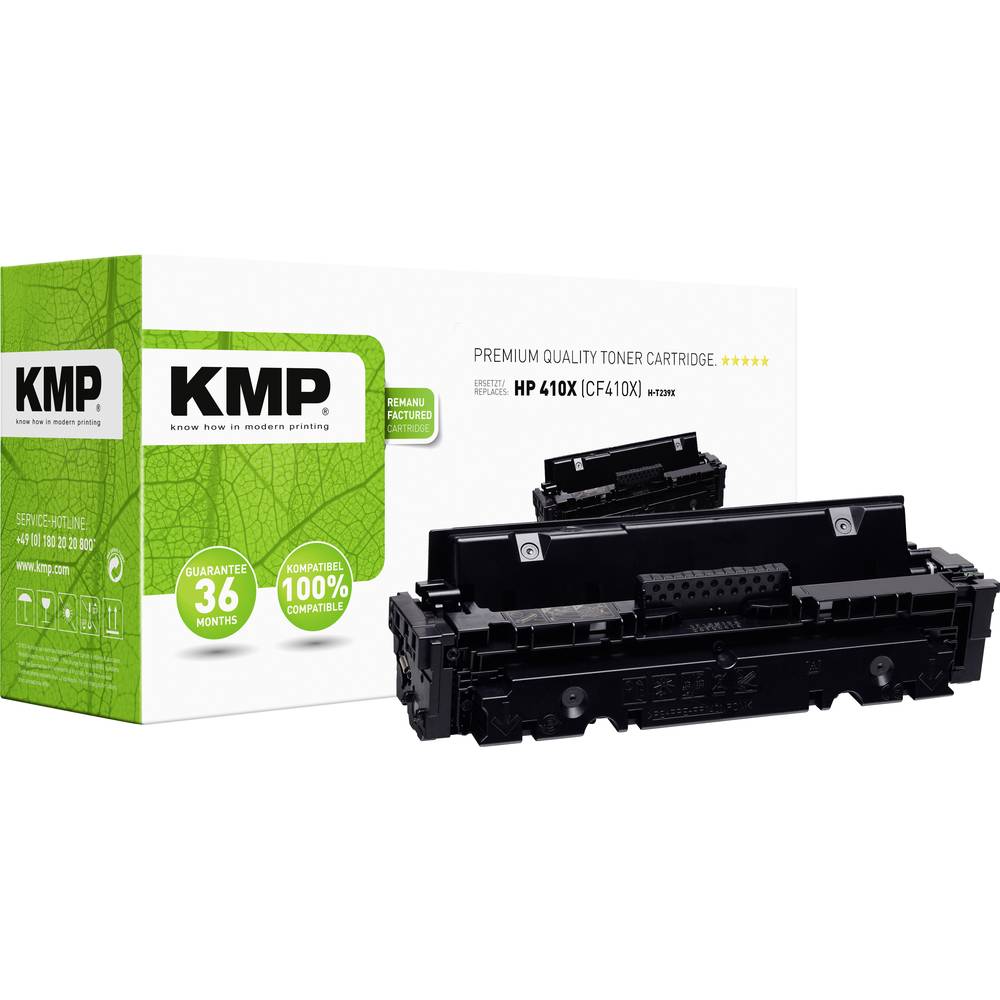 KMP Toner náhradní HP 410X, CF410X kompatibilní černá 6500 Seiten H-T239X 2538,3000