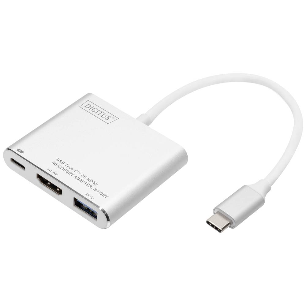 Digitus DA-70838-1 HDMI / USB adaptér [1x USB 3.0 zástrčka C - 1x HDMI zásuvka, USB 3.2 gen. 1 zásuvka A, USB-C® zásuvka