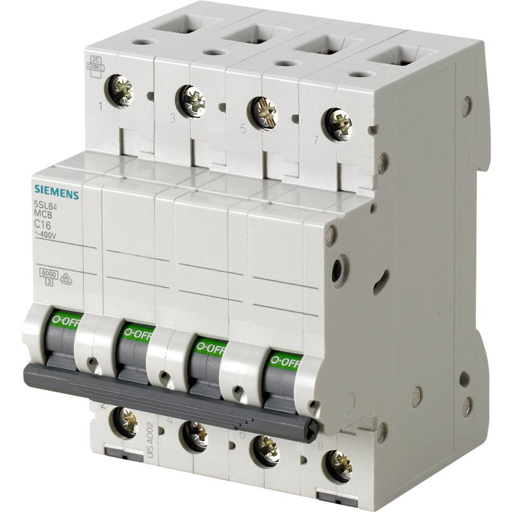 Siemens 5SL64106 5SL6410-6 elektrický jistič 10 A 400 V
