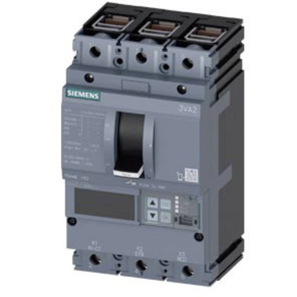 Siemens 3VA2163-6JQ36-0AA0 výkonový vypínač 1 ks Rozsah nastavení (proud): 25 - 63 A Spínací napětí (max.): 690 V/AC (š