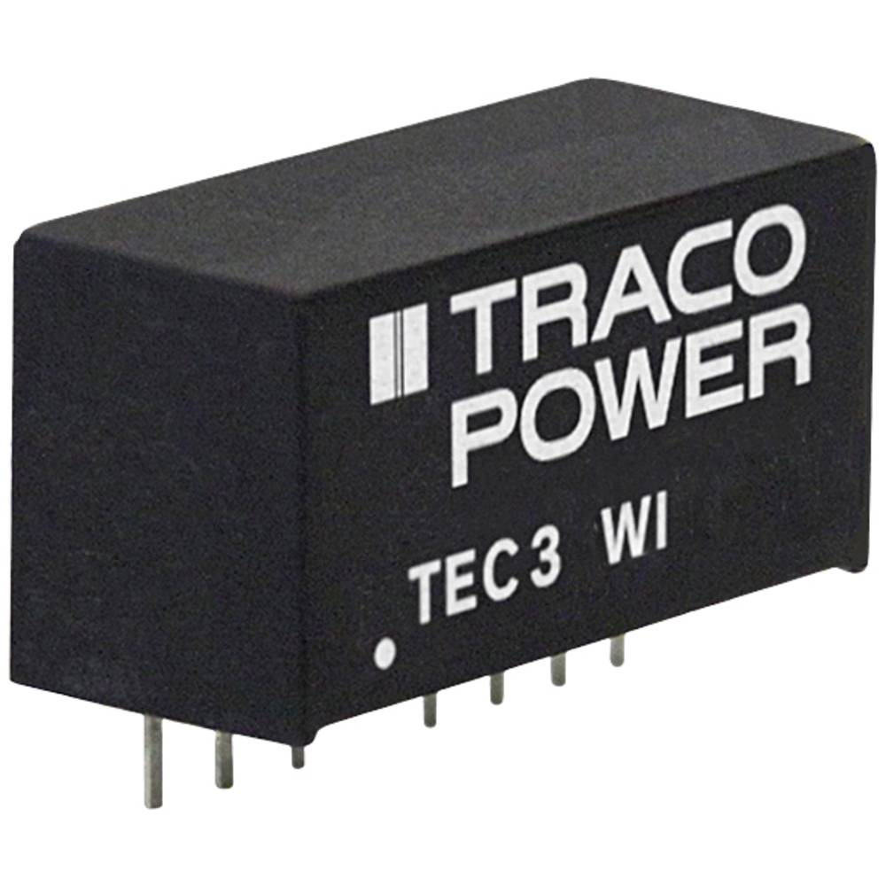 TracoPower TEC 3-2419WI DC/DC měnič napětí do DPS 24 V/DC 333 mA 3 W Počet výstupů: 1 x Obsahuje 1 ks