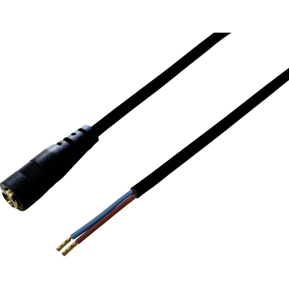 TRU COMPONENTS TC-2511302 nízkonapěťový připojovací kabel nízkonapěťová zásuvka - kabel s otevřenými konci 5.50 mm 2.10