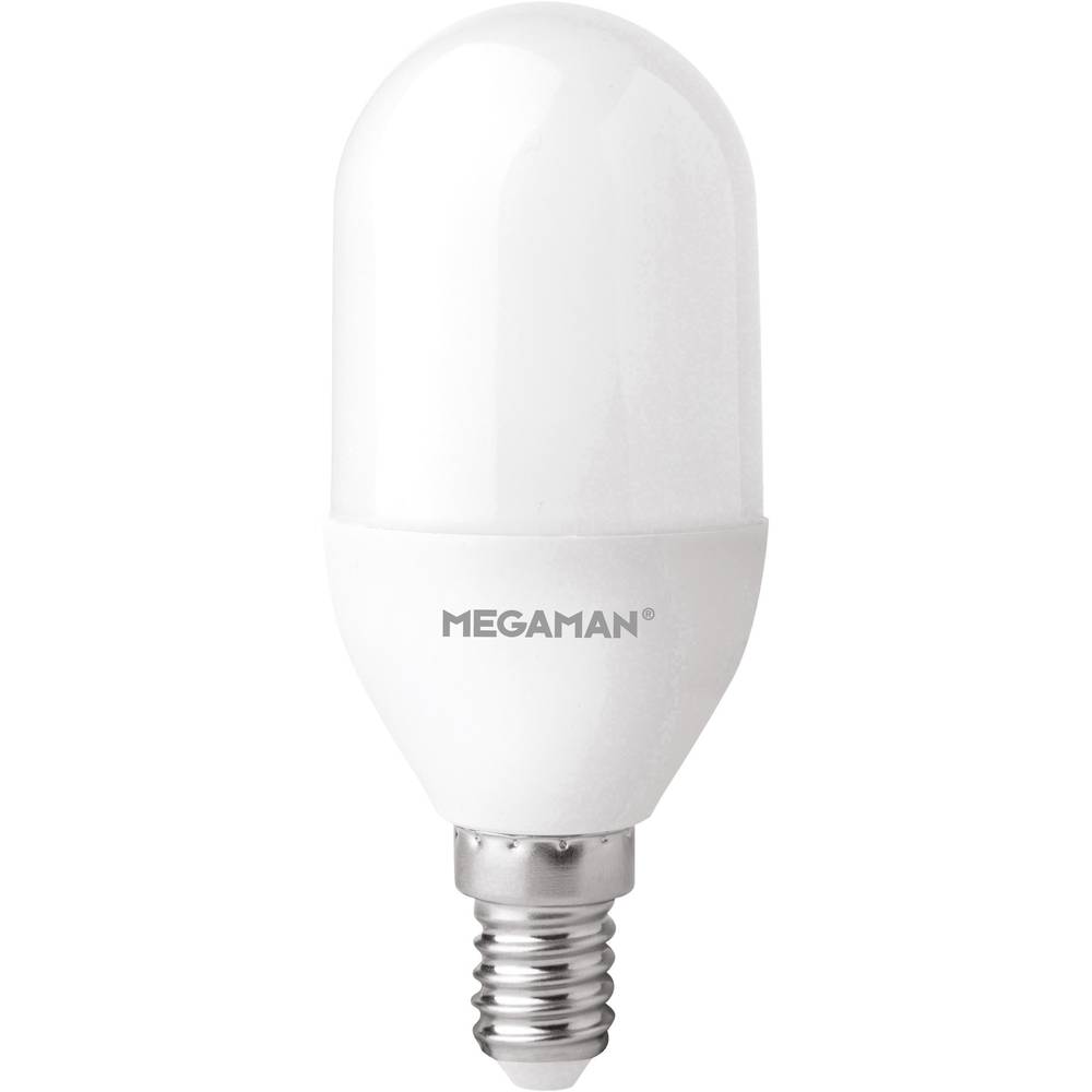 Megaman MM21134 LED Energetická třída (EEK2021) E (A - G) E14 tyčový tvar 6.5 W = 60 W teplá bílá (Ø x d) 40 mm x 101 mm