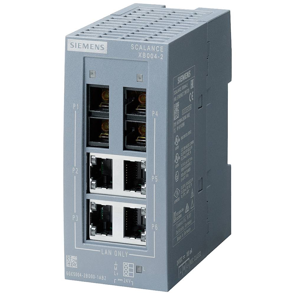 Siemens 6GK5004-2BD00-1AB2 průmyslový ethernetový switch, 10 / 100 MBit/s