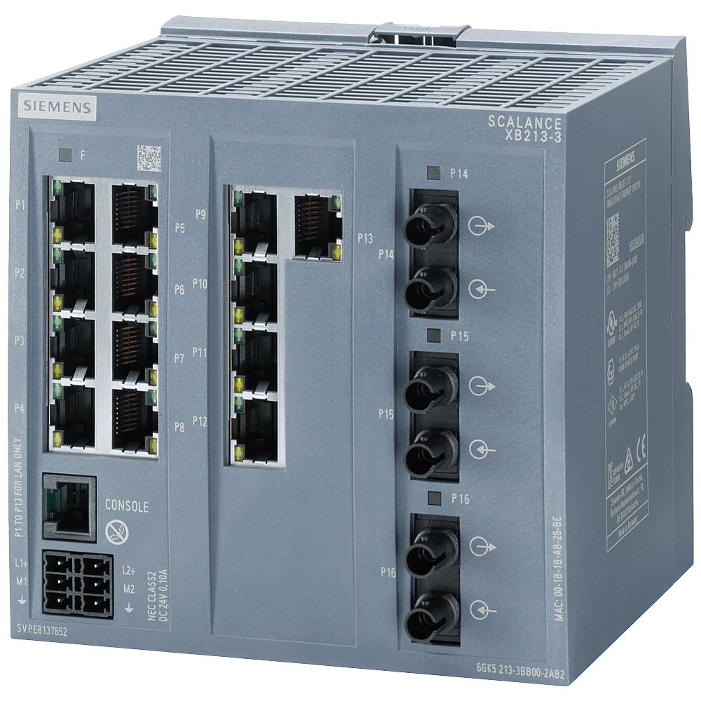 Siemens 6GK5213-3BB00-2AB2 průmyslový ethernetový switch, 10 / 100 MBit/s
