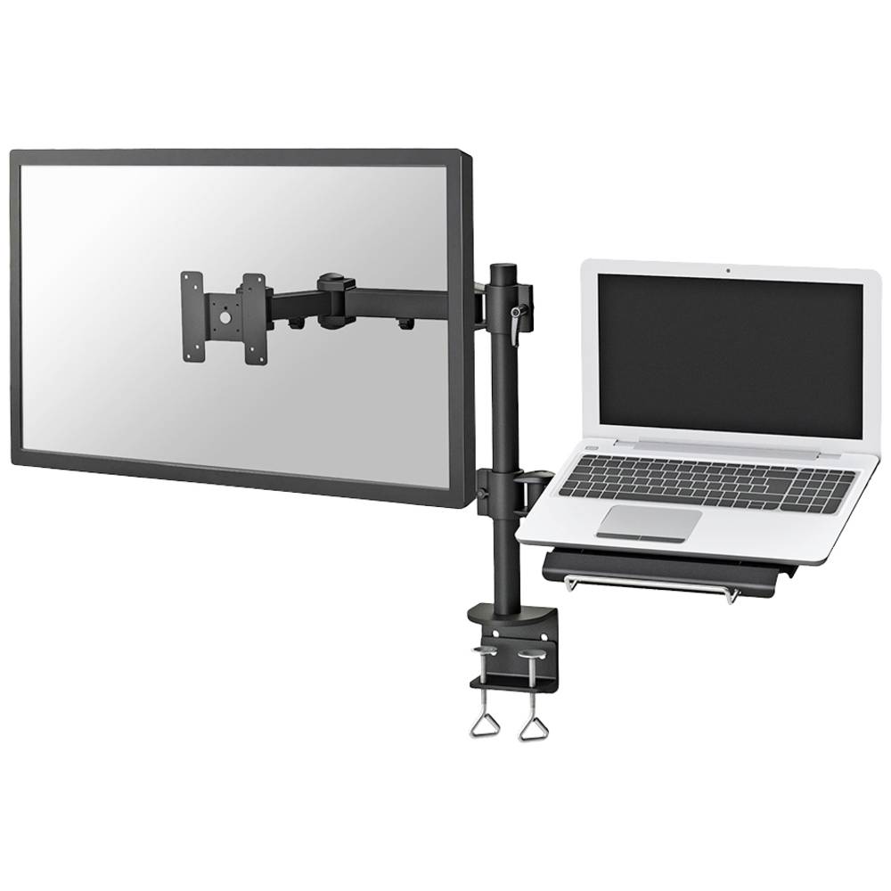 Neomounts FPMA-D960NOTEBOOK 1násobné držák na stůl pro monitor 25,4 cm (10) - 68,6 cm (27) černá nastavitelná výška, odk
