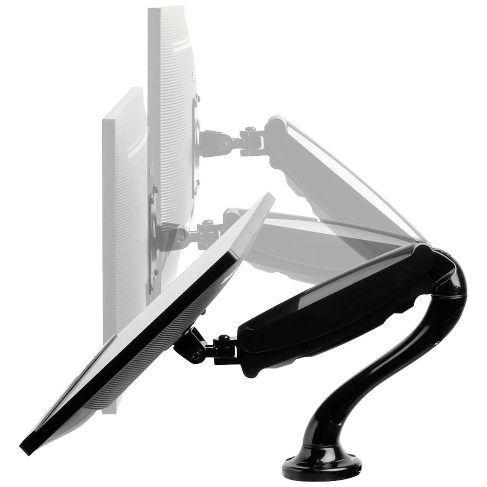 Neomounts NM-D500BLACK 1násobné držák na stůl pro monitor 25,4 cm (10) - 76,2 cm (30) černá naklápěcí, nakláněcí