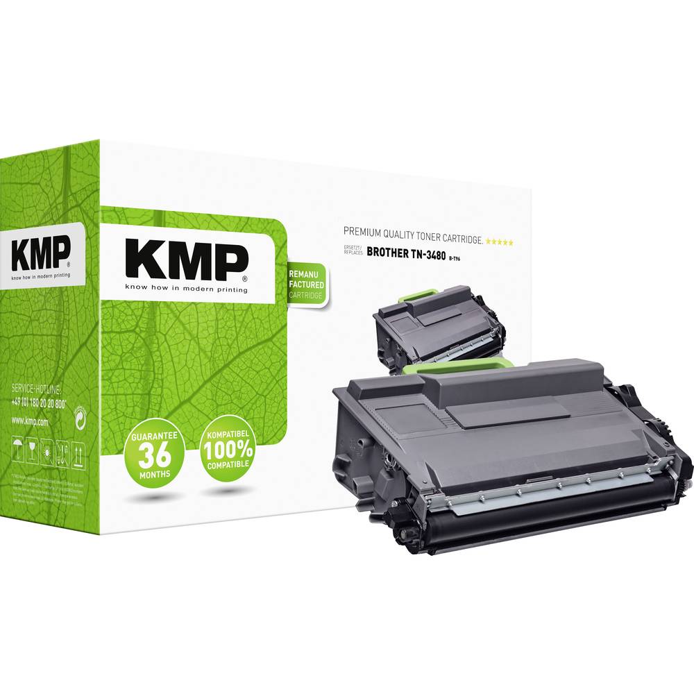 KMP Toner náhradní Brother TN-3480, TN3480 kompatibilní černá 8000 Seiten B-T96 1263,0000