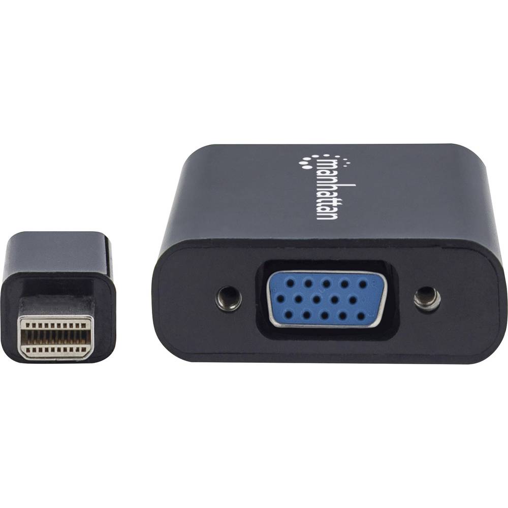 Manhattan 151504 Mini-DisplayPort adaptér [1x mini DisplayPort zástrčka - 1x VGA zásuvka] černá 16.00 cm