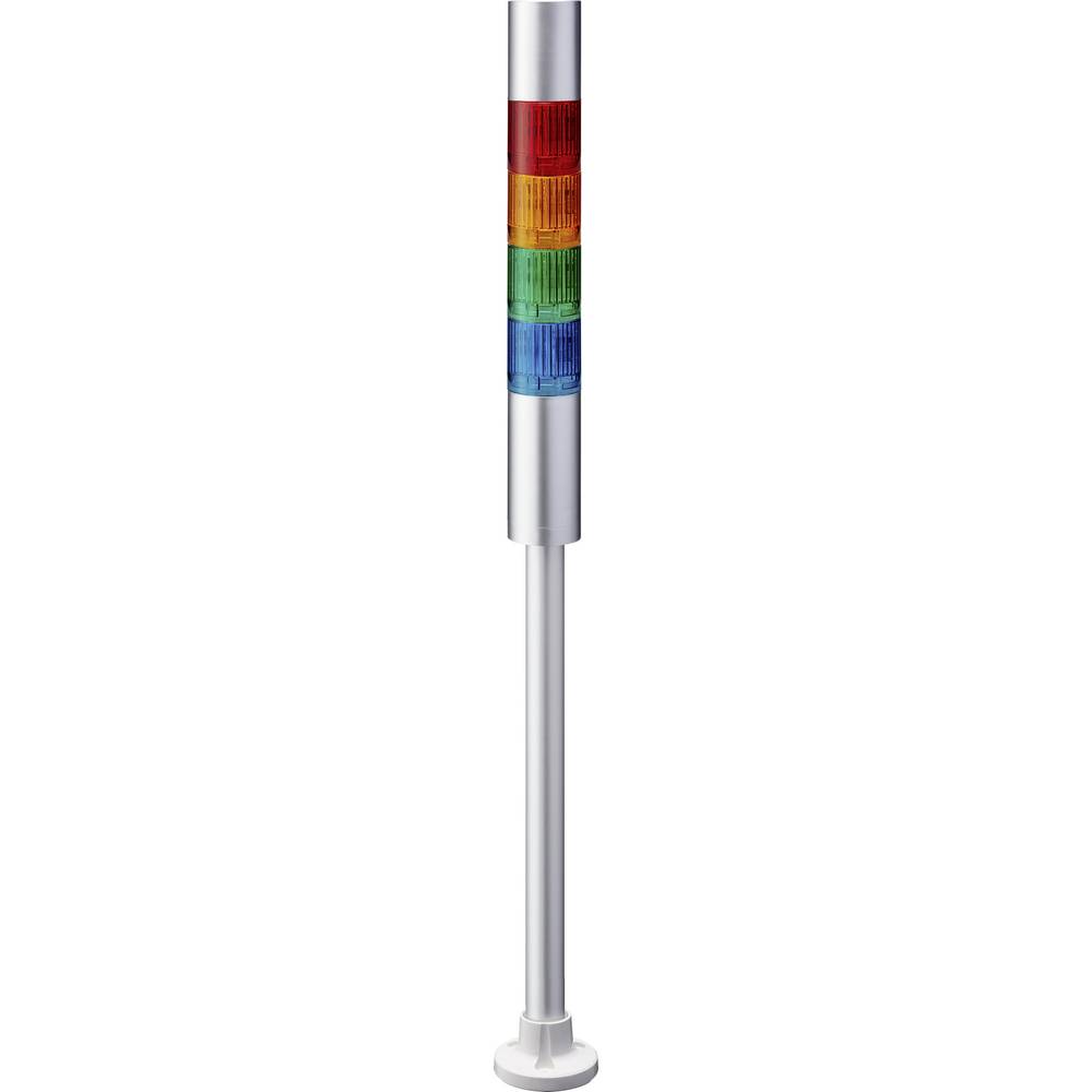 Patlite signální sloupek LR4-402PJBU-RYGB LED 4 barvy, červená, žlutá, zelená, modrá 1 ks