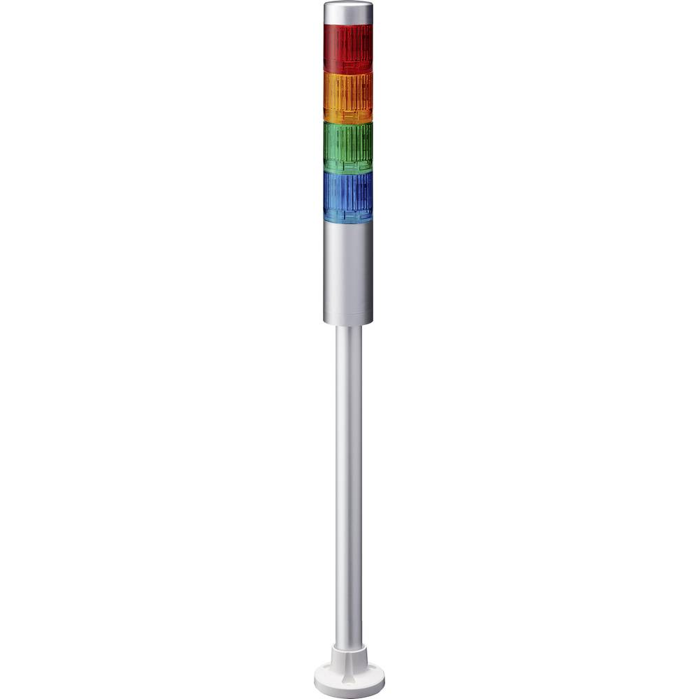 Patlite signální sloupek LR4-402PJNU-RYGB LED 4 barvy, červená, žlutá, zelená, modrá 1 ks