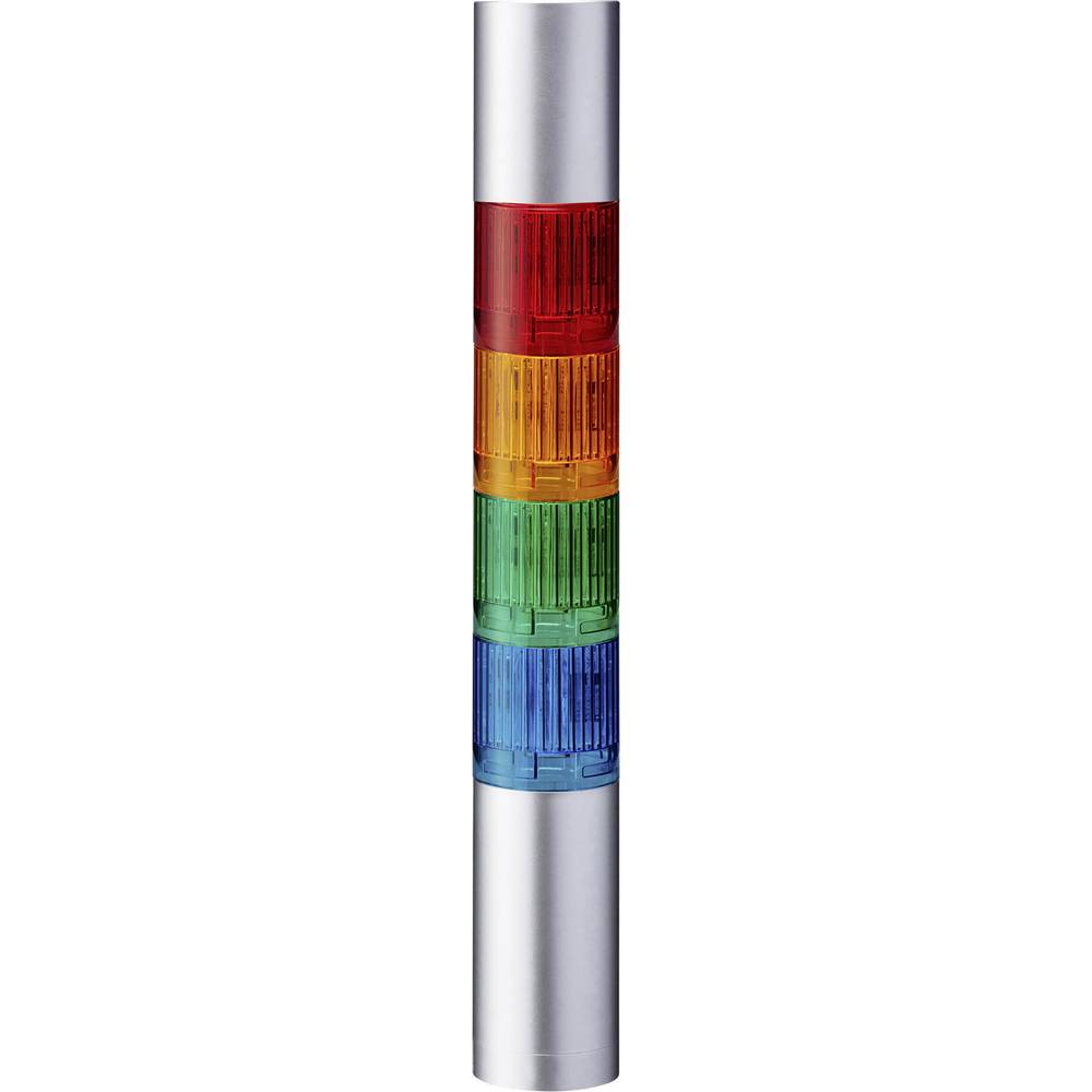Patlite signální sloupek LR4-402WJBU-RYGB LED 4 barvy, červená, žlutá, zelená, modrá 1 ks