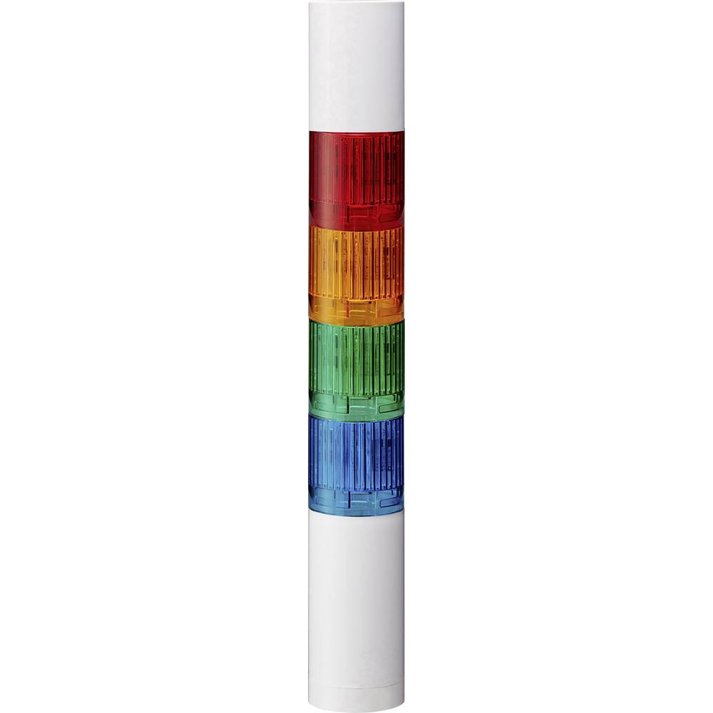 Patlite signální sloupek LR4-402WJBW-RYGB LED 4 barvy, červená, žlutá, zelená, modrá 1 ks