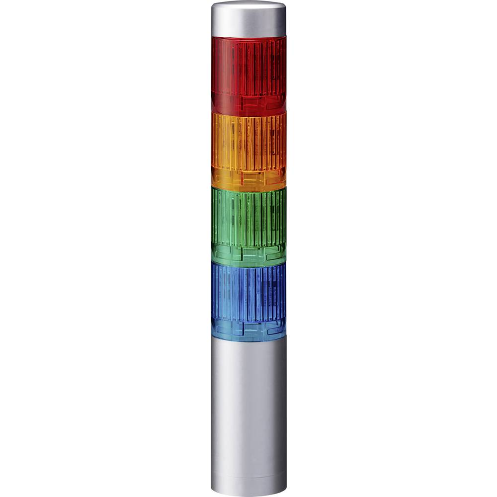 Patlite signální sloupek LR4-402WJNU-RYGB LED 4 barvy, červená, žlutá, zelená, modrá 1 ks