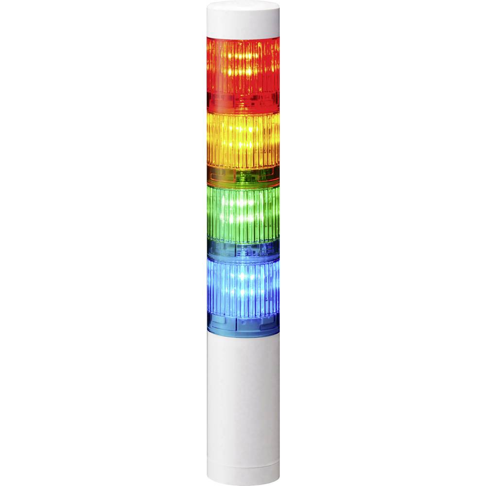 Patlite signální sloupek LR4-402WJNW-RYGB LED 4 barvy, červená, žlutá, zelená, modrá 1 ks