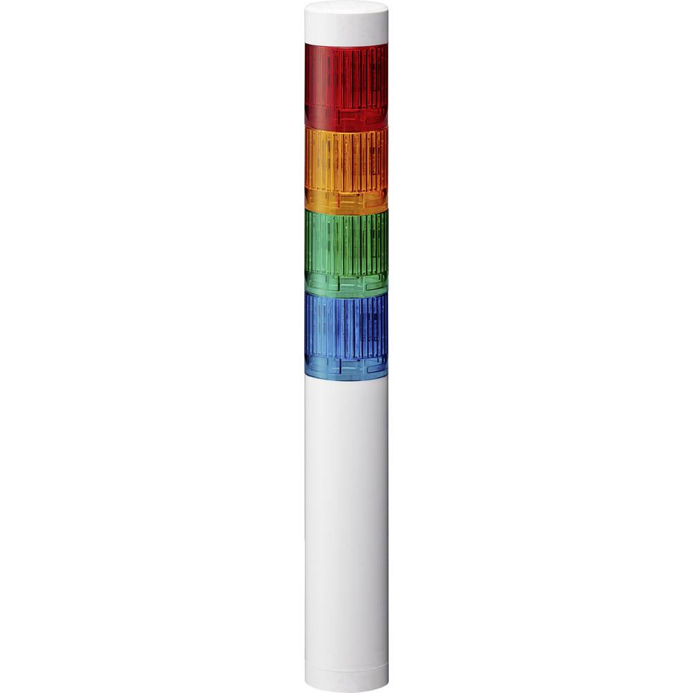 Patlite signální sloupek LR4-4M2WJNW-RYGB LED 4 barvy, červená, žlutá, zelená, modrá 1 ks