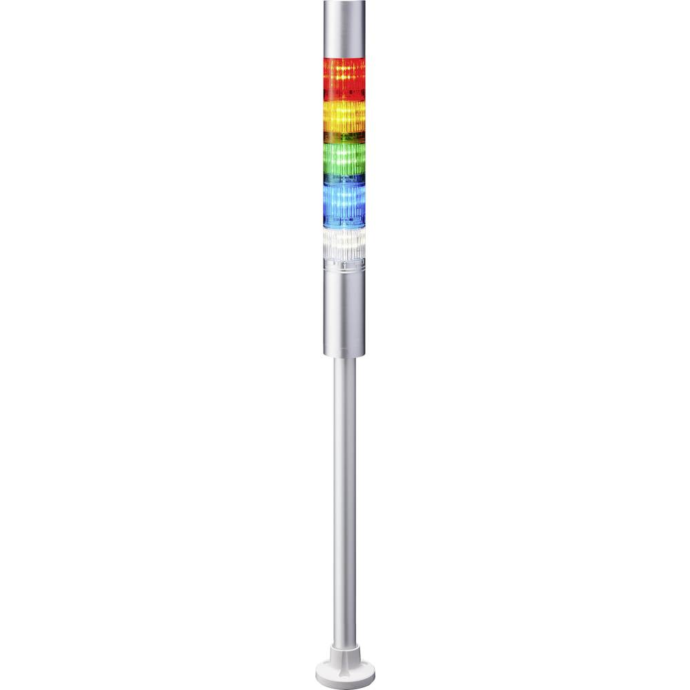 Patlite signální sloupek LR4-502PJBU-RYGBC LED 5 barev, červená, žlutá, zelená, modrá, bílá 1 ks