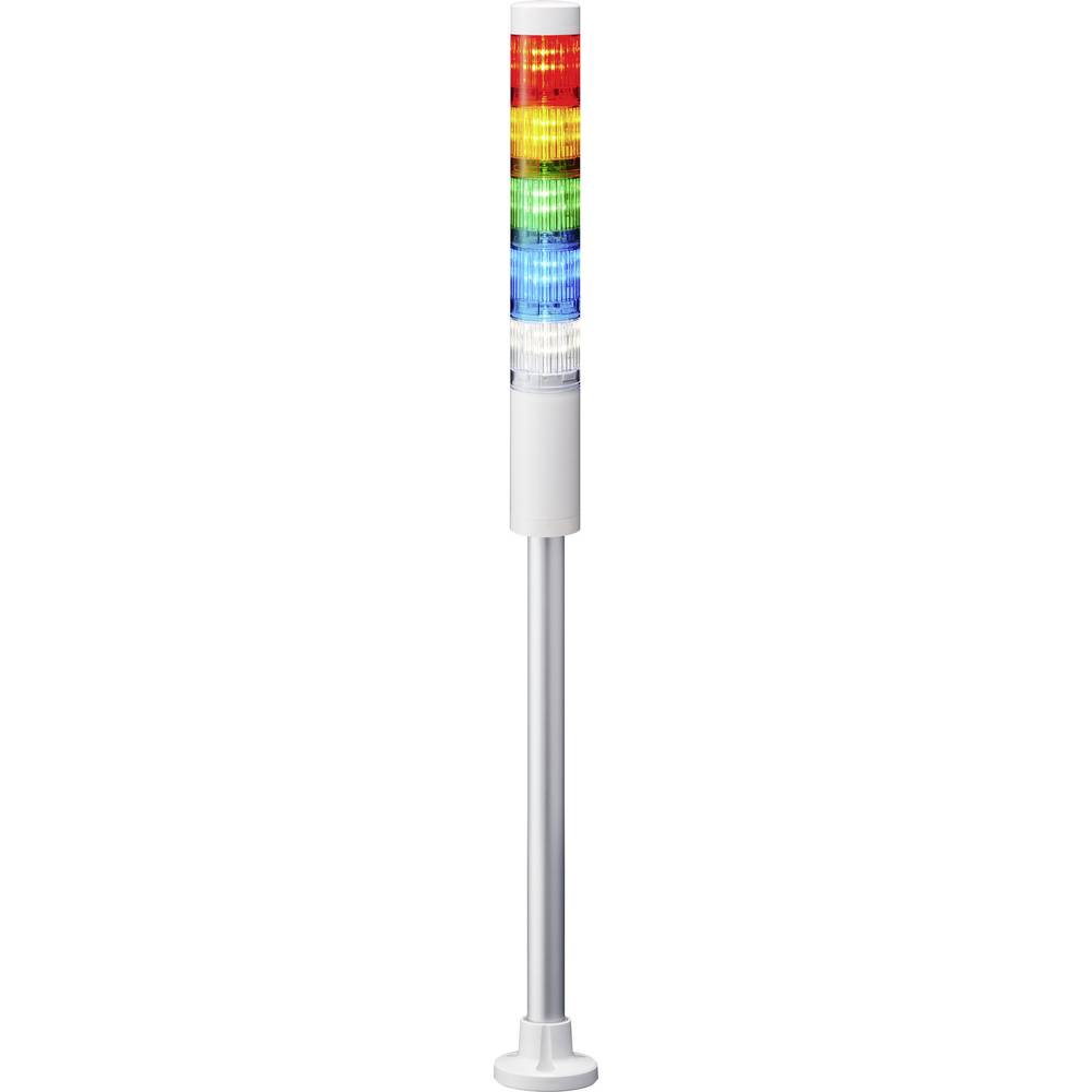 Patlite signální sloupek LR4-502PJNW-RYGBC LED 5 barev, červená, žlutá, zelená, modrá, bílá 1 ks