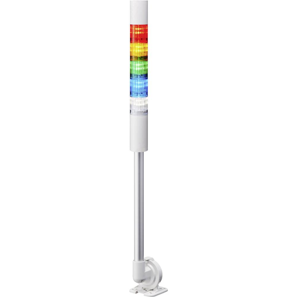 Patlite signální sloupek LR4-502QJBW-RYGBC LED 5 barev, červená, žlutá, zelená, modrá, bílá 1 ks