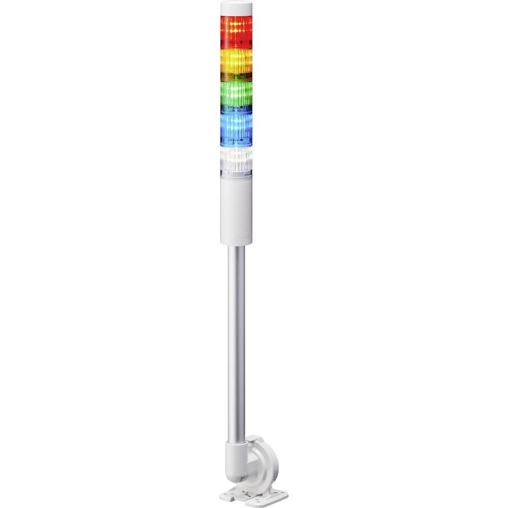 Patlite signální sloupek LR4-502QJNW-RYGBC LED 5 barev, červená, žlutá, zelená, modrá, bílá 1 ks