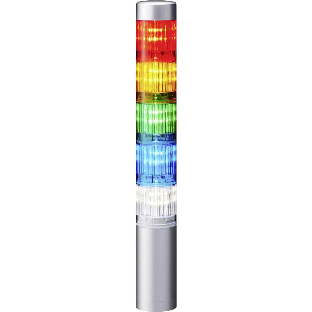 Patlite signální sloupek LR4-502WJNU-RYGBC LED 5 barev, červená, žlutá, zelená, modrá, bílá 1 ks