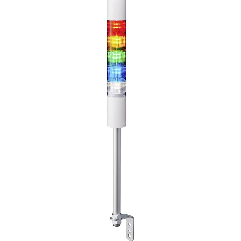 Patlite signální sloupek LR5-502LJNW-RYGBC LED 5 barev, červená, žlutá, zelená, modrá, bílá 1 ks