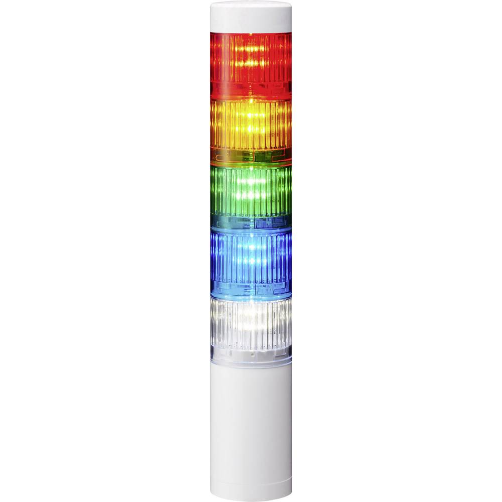 Patlite signální sloupek LR5-501WJNW-RYGBC LED 5 barev, červená, žlutá, zelená, modrá, bílá 1 ks