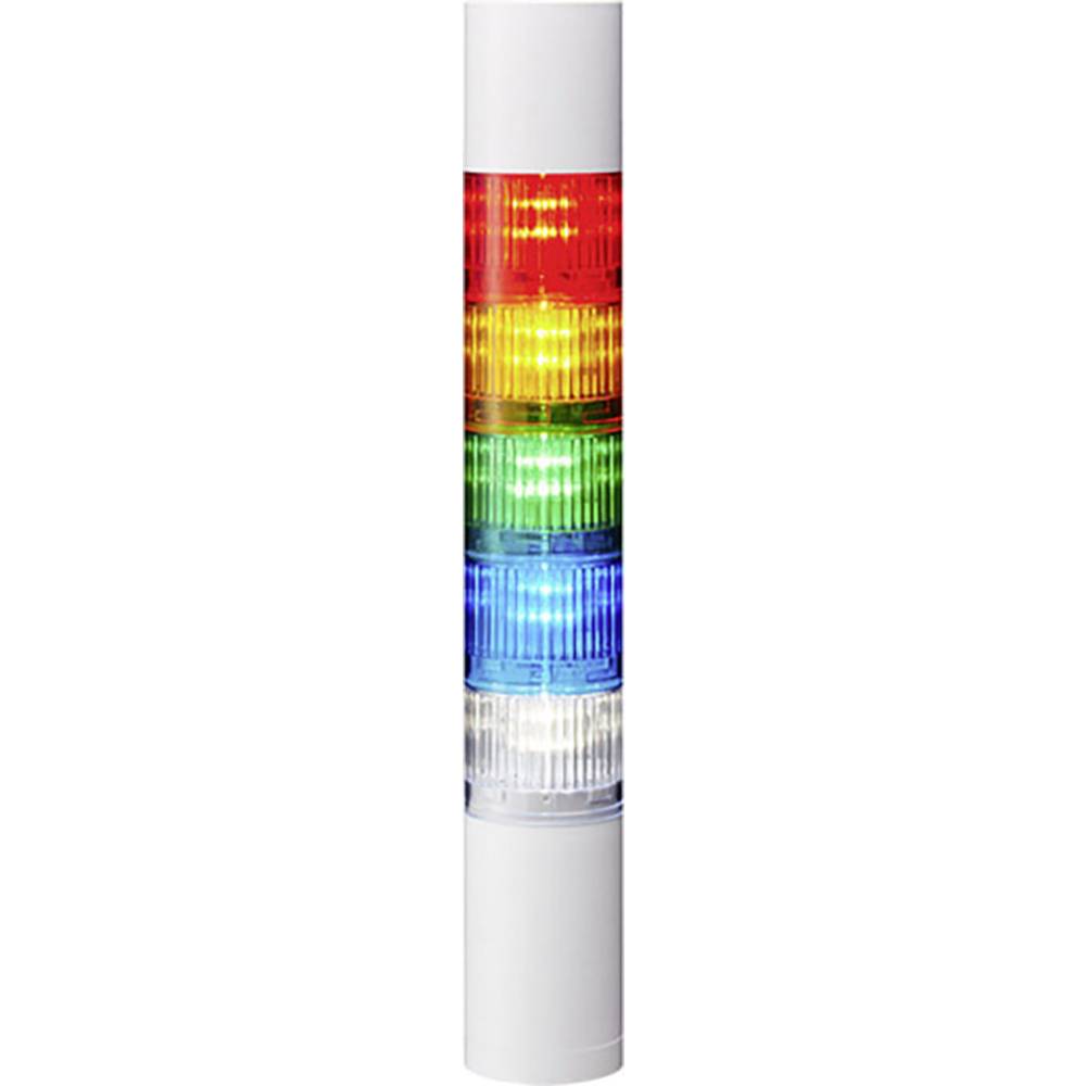 Patlite signální sloupek LR5-502WJBW-RYGBC LED 5 barev, červená, žlutá, zelená, modrá, bílá 1 ks