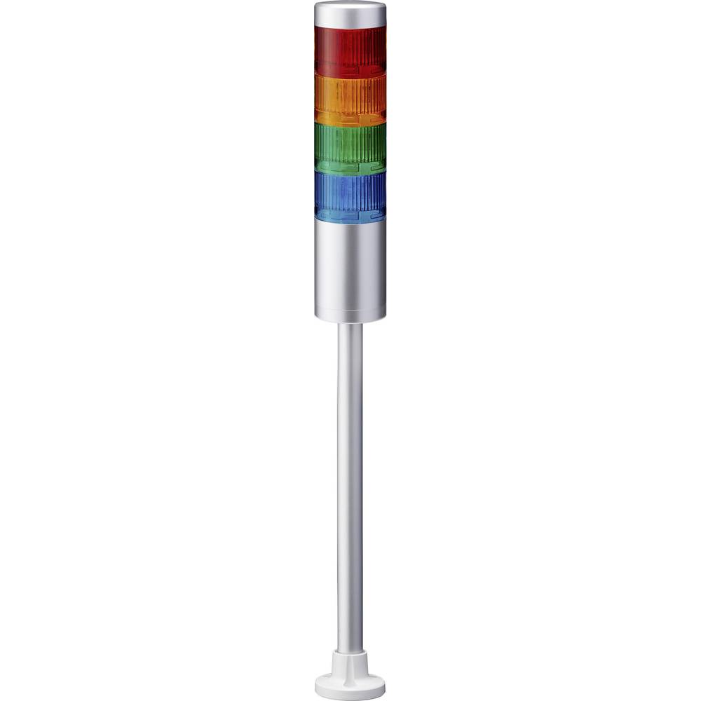 Patlite signální sloupek LR6-402PJNU-RYGB LED 4 barvy, červená, žlutá, zelená, modrá 1 ks