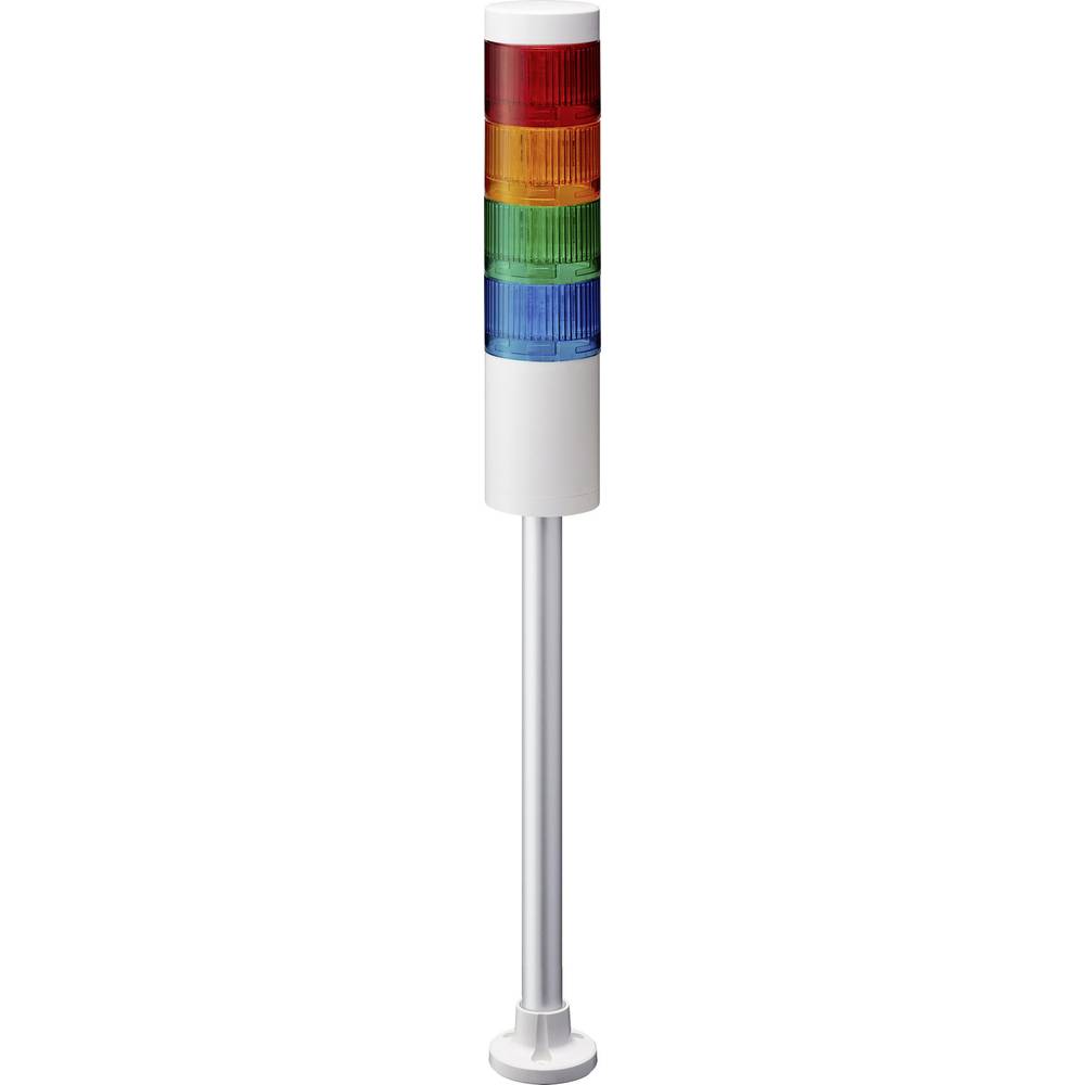 Patlite signální sloupek LR6-402PJNW-RYGB LED 4 barvy, červená, žlutá, zelená, modrá 1 ks