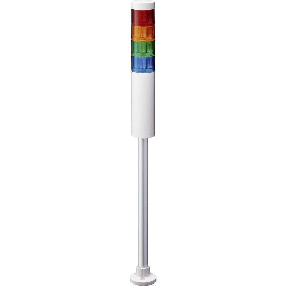 Patlite signální sloupek LR6-4M2PJNW-RYGB LED 4 barvy, červená, žlutá, zelená, modrá 1 ks