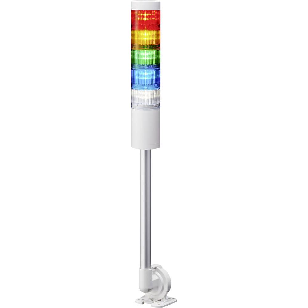 Patlite signální sloupek LR6-502QJNW-RYGBC LED 5 barev, červená, žlutá, zelená, modrá, bílá 1 ks