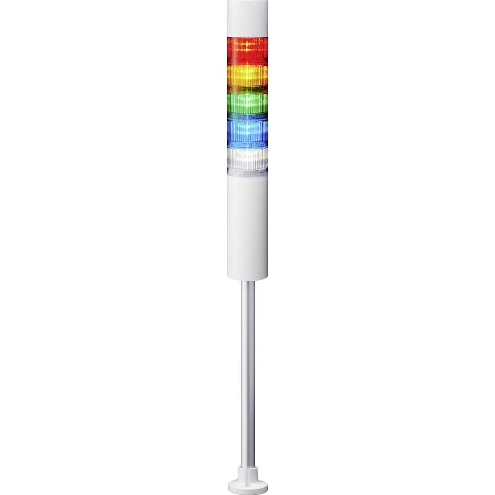 Patlite signální sloupek LR6-5M2PJBW-RYGBC LED 5 barev, červená, žlutá, zelená, modrá, bílá 1 ks