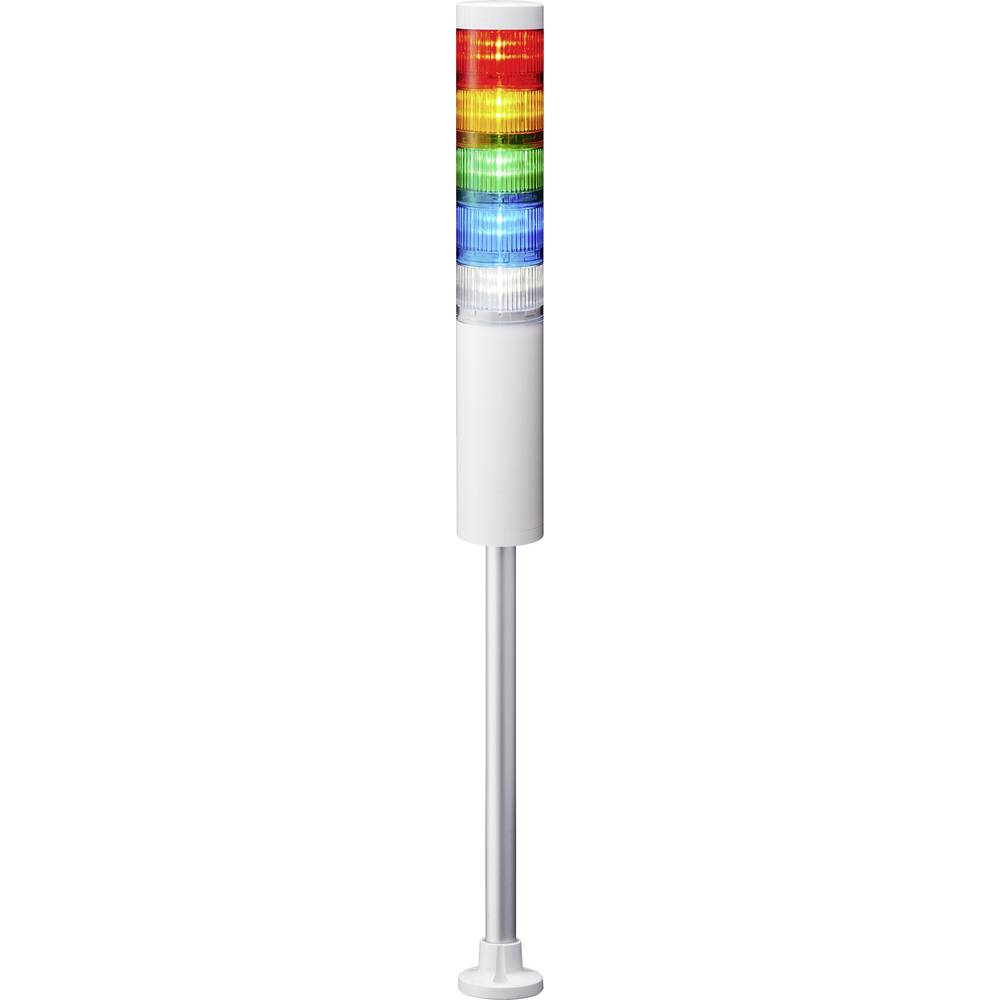Patlite signální sloupek LR6-5M2PJNW-RYGBC LED 5 barev, červená, žlutá, zelená, modrá, bílá 1 ks