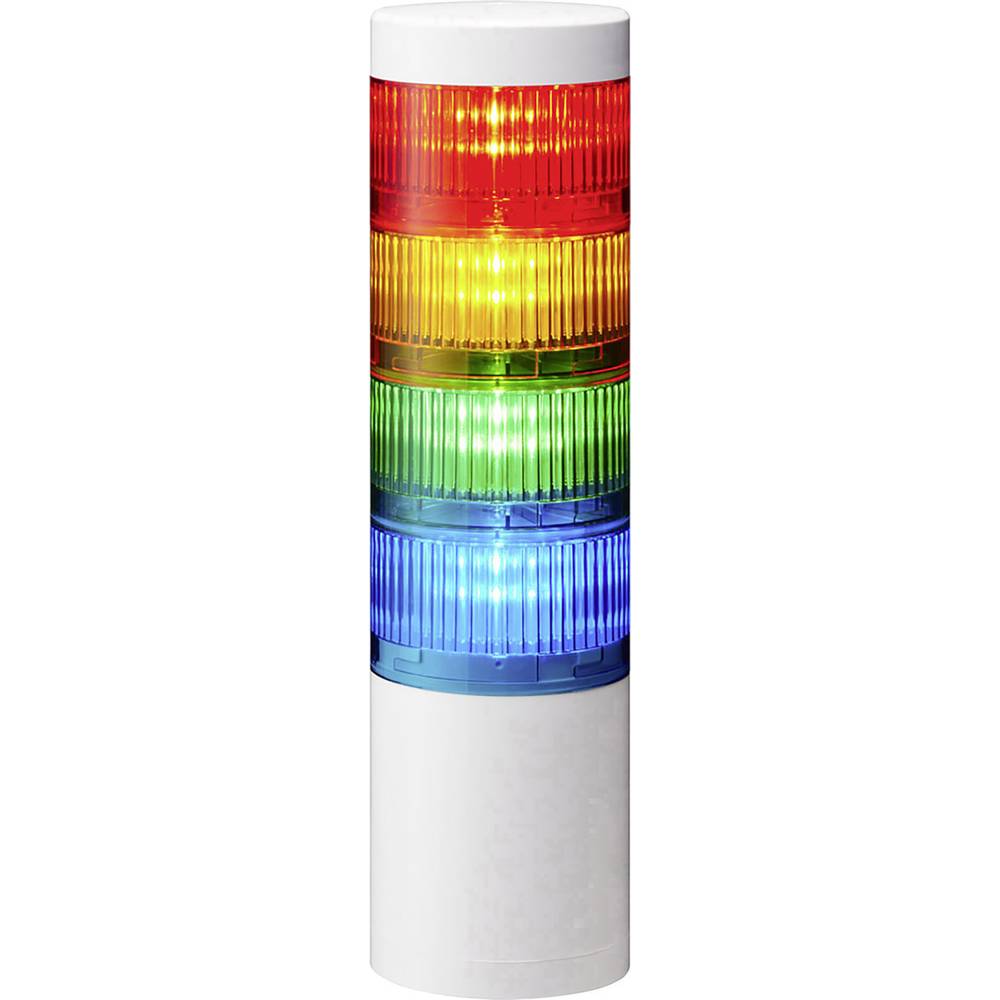 Patlite signální sloupek LR7-402WJNW-RYGB LED 4 barvy, červená, žlutá, zelená, modrá 1 ks