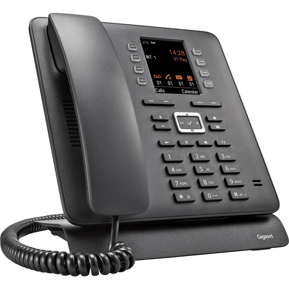 Gigaset Pro Maxwell C šňůrový telefon, VoIP bluetooth, handsfree, konektor na sluchátka, optická signalizace hovoru, opa