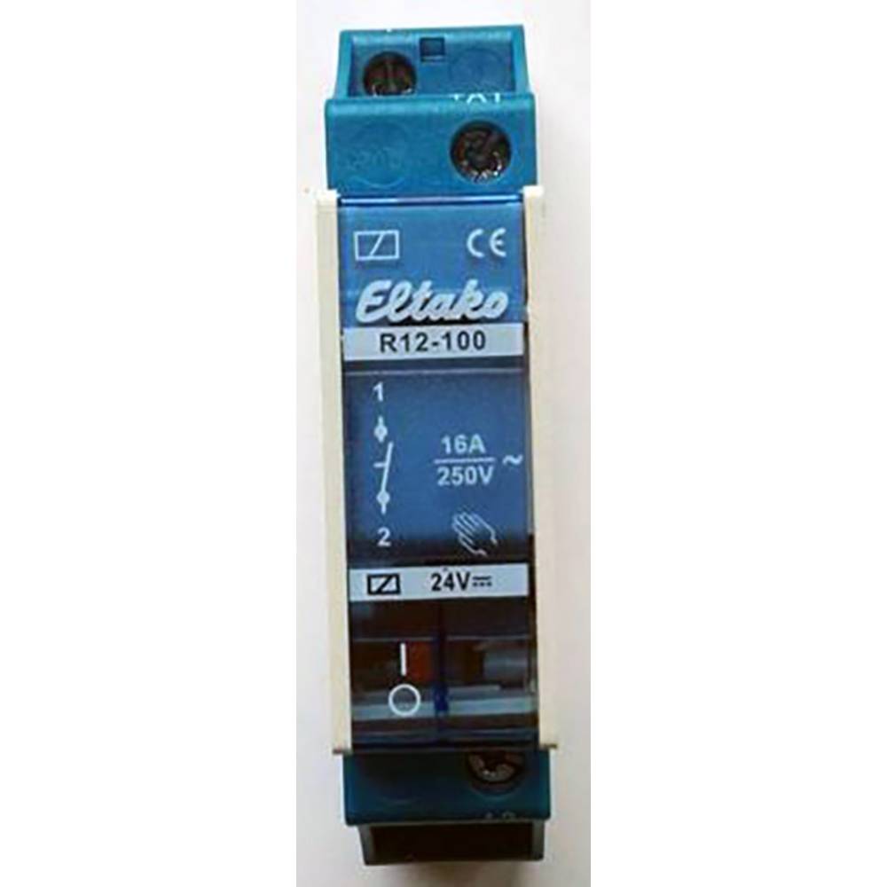 Eltako R12-100-24V DC spínací relé Jmenovité napětí: 24 V Spínací proud (max.): 8 A 1 spínací kontakt 1 ks